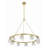 10 - Light Dimmable Wagon Wheel Chandelier