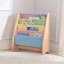 Wood and Canvas Sling Bookshelf, Furniture for Kids-10894422