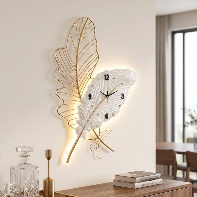 Iron Digital Wall Clock
