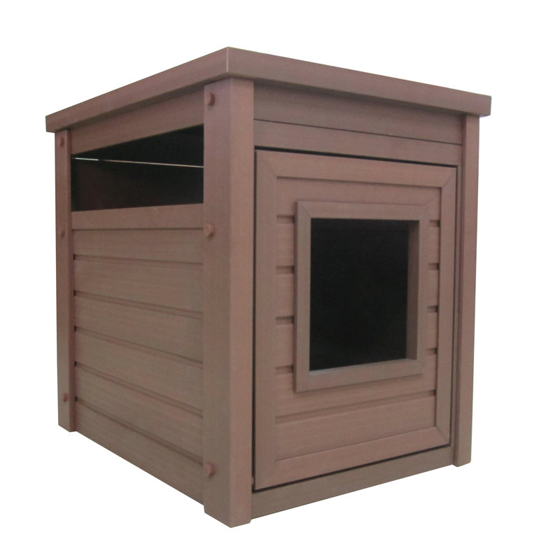 Table de bout Littell ECOFLEX, Rouge-brun