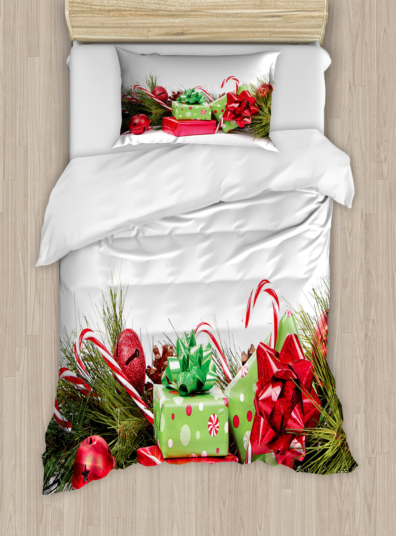 Holiday Ribbon Duvet Cover Set GFTOTP13904 main image 0
