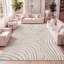 Tapis rayé beige / crème Aldrik-1457917314