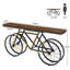 70.9'' Extra Long Console Table with Bicycle Base, Narrow Sofa Table Industrial Entryway Table-1316428916-1319592079