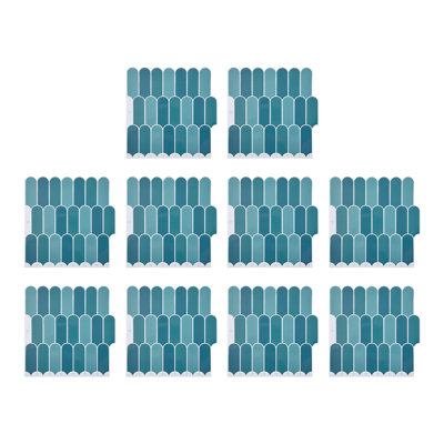10Pcs Self-Adhesive Wall Tile Stickers