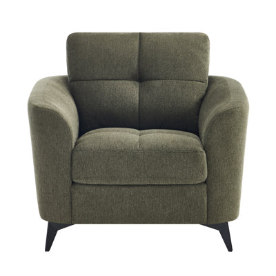 Upholstered Linen Armchair
