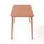 Table de salle à manger d'extérieur longue verte, table de loisir pour le balcon de la cour de la Villa, table imperméable simple pour le jardin-627162680