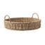 Provence Rattan 16" Circle Tray - Whitewash