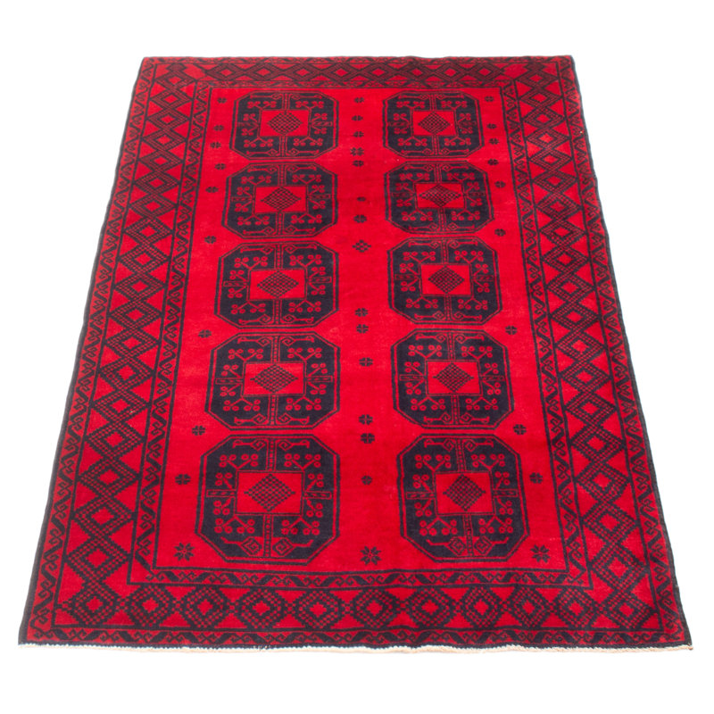 Teimani Red Rug 4'0" x 6'6"