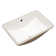 APRESSHUI 13.5'' Ceramic Rectangular Bathroom Sink with Overflow