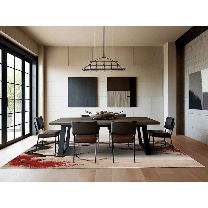 Petal Prime Symphony Rug, Square 5'
