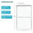 48"Wx 76"H Semi-Frameless Double Sliding Shower Door-111645352