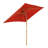 Kristofer 200cm X 150cm Rectangular Beach Parasol