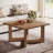 31.5" Square Solid Wood Coffee Table