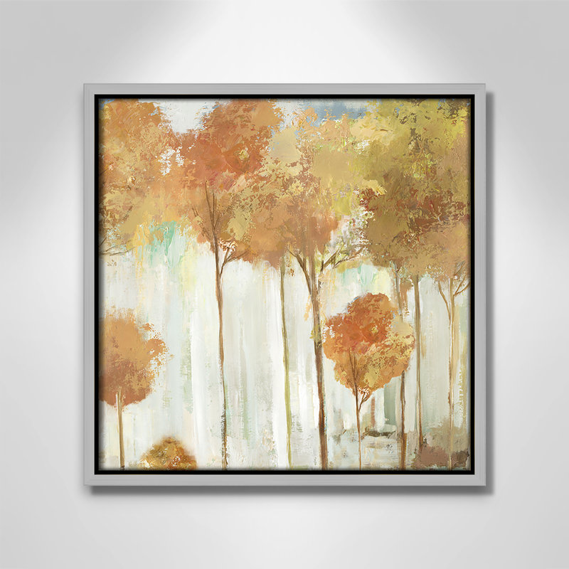 «The Prelude II - Floater Frame», reproduction d'art sur toile, H 13,5 po x l 13,5 po x P 2 po, Toile argentée
