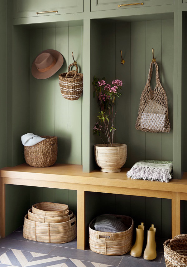 Rustic Pantry With Storage Baskets - Soul & Lane