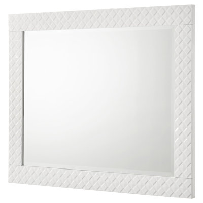 Ivon Dresser Mirror, High Gloss Finish, Rectangular 37 Inch
