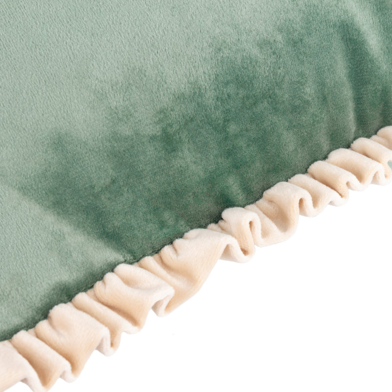 Moreauville Rectangular Throw Cushion, Green/Beige