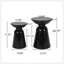 Ensemble de 2 tables d'appoint en fer Serenita-446860294