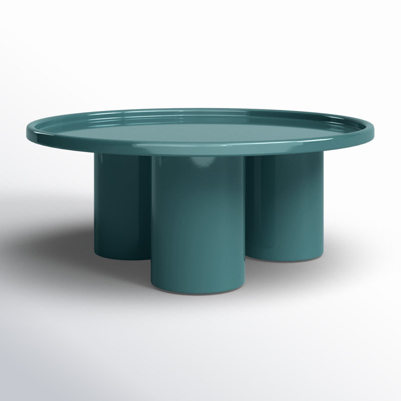 Isthia Single Coffee Table, Aegean Teal