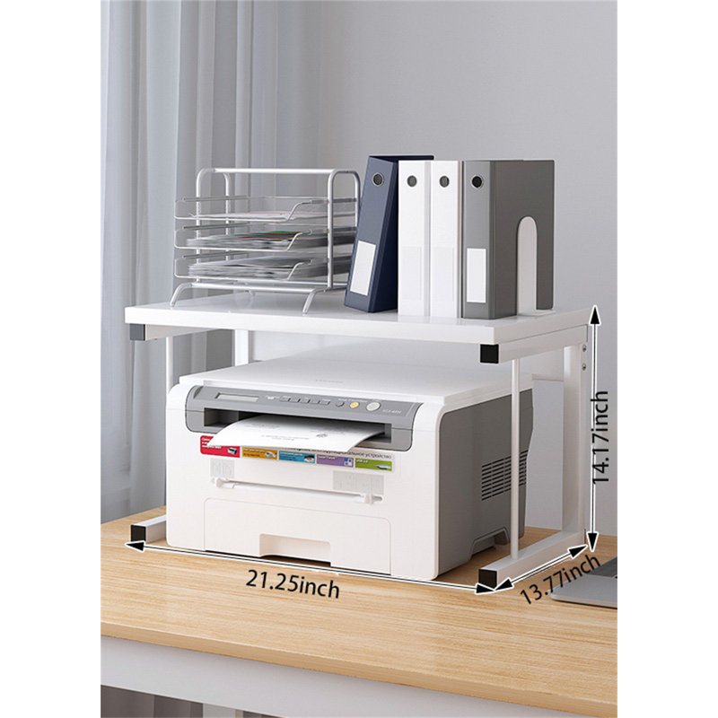 Organisateur de bureau en métal, Blanc