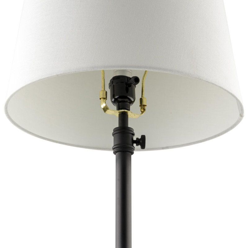 Demodena Iron Table Lamp, Black