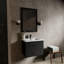 Meuble-lavabo simple l 24 po x P 18 po avec plateau en acrylique et miroir 18 po Castor-104786393