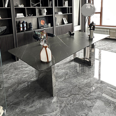 Taleke Rock table stainless steel modern simplicity