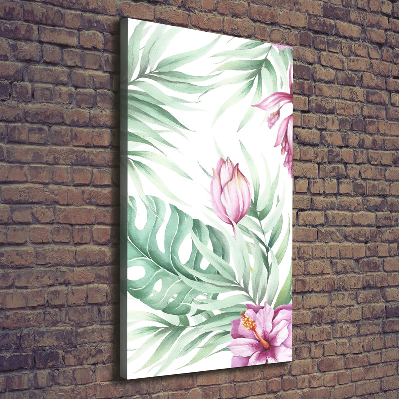 Hawaiian 1 Piece Wrapped Canvas Wall Art