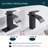 Single-handle Bathroom Faucet with Drain Assembly-80727071