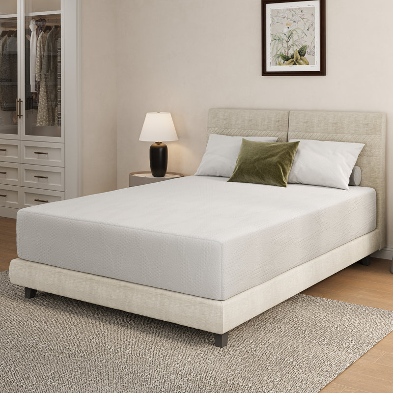 Matelas en mousse viscoélastique gélifiée mi-ferme, 8", Grand lit