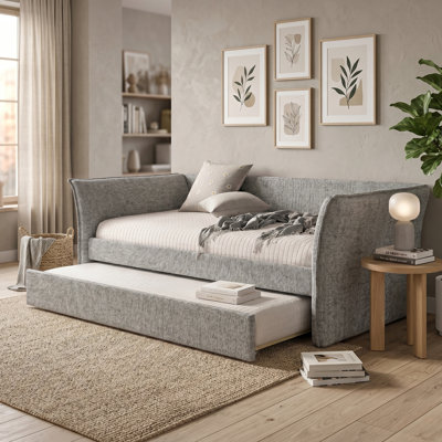 Kelling Upholstered Platform Daybed With Trundle