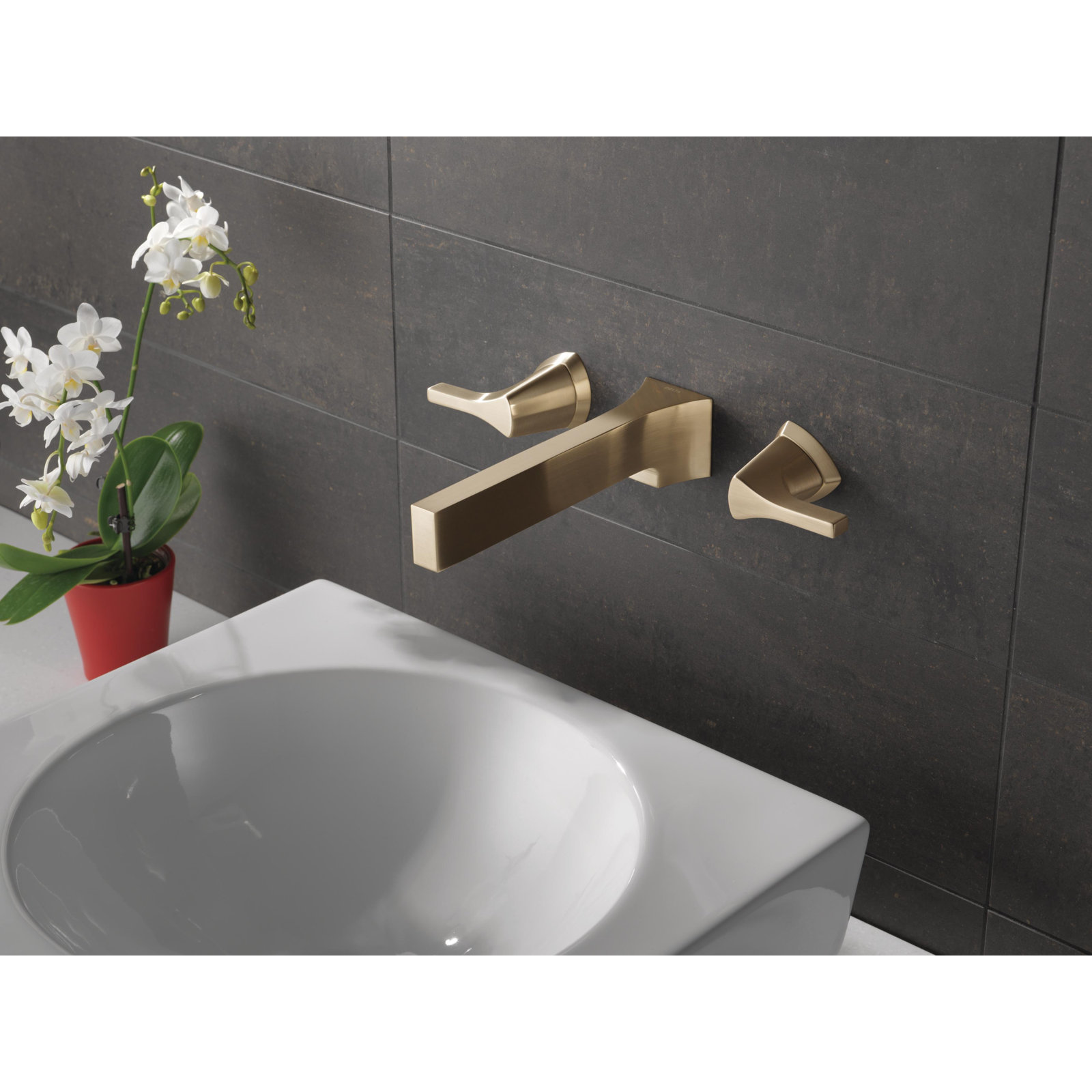 Zura Bathroom Faucet, Champagne Bronze