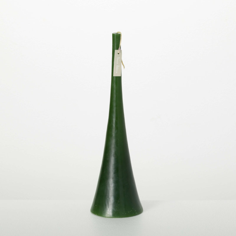 Élégante bougie de Noël Vance Kitira, Vert, L 14 po x l 4,25 po