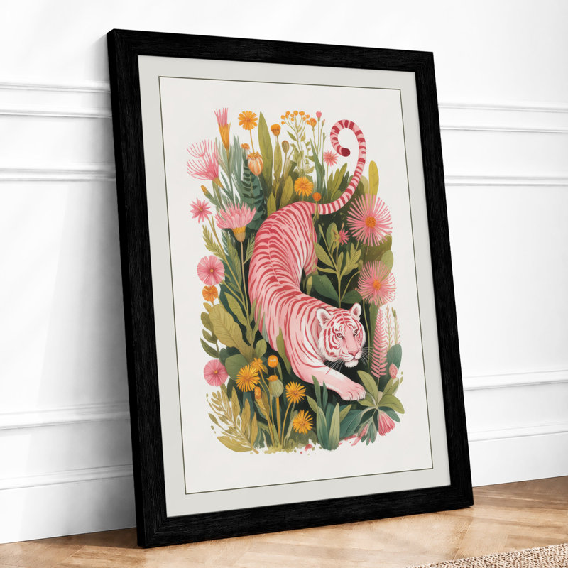 Studies in Bloom Botanical - Framed Print, A4 - 29.7 x 21.0 cm, Black