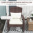 Outdoor Wicker Adirondack Rocking Chair, Patio Rattan Rocker Chair With High Back, Seat Cushion, And Pillow For Garden, Porch, Balcony-799761857-799761862