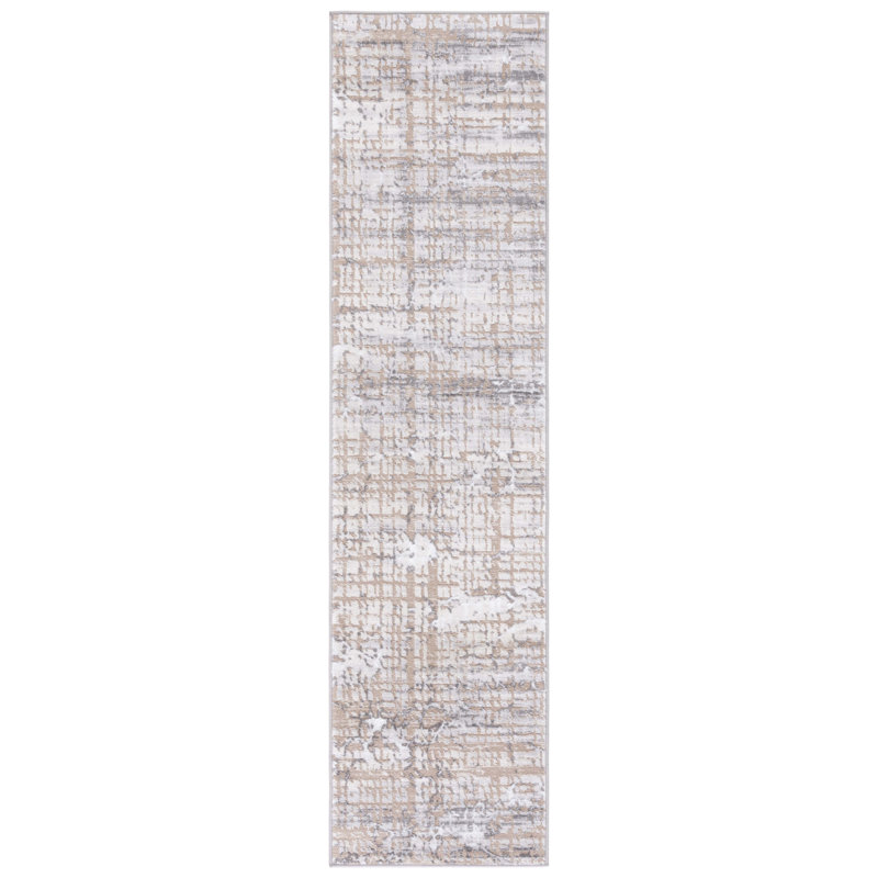 Amelia Performance Abstract Rug, Runner 2' x 8'