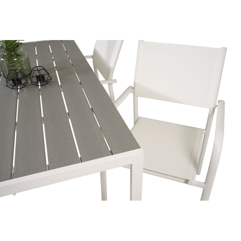 Hiran 4 - Person Patio Dining Set Rectangular Table