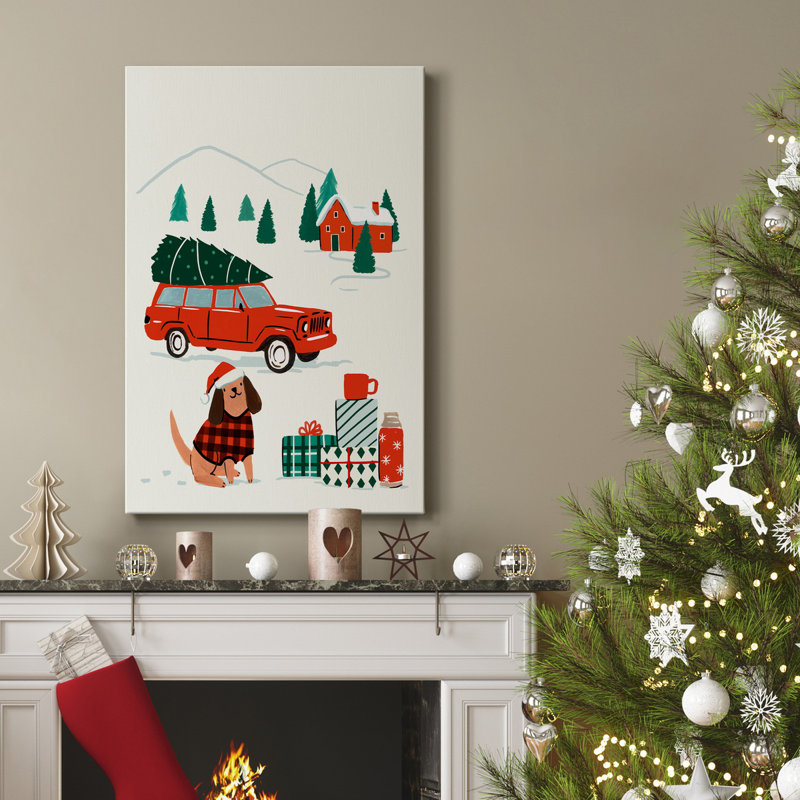 Toile tendue avec châssis Going To Grandmas I - prêt à accrocher, H 12 po x l 8 po x P 1 po