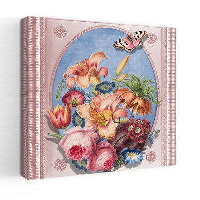 Art contemporain contemporain avec fleur printanière