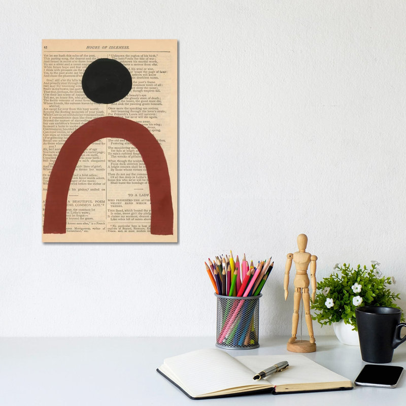 Modern Prose VI by Renée Stramel - Gallery-Wrapped Canvas Giclée on Canvas, Canvas, 20.32 cm H x 30.48 cm W