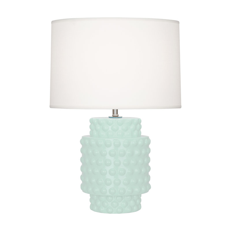 Dolly Table Lamp, 27.5" H x 17" W x 17" D, Mint