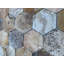 Carrelage hexagonal 6 po Scabos Travertine