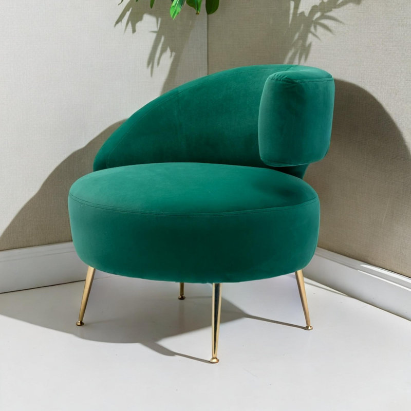Fauteuil baquet doré, Mélange de polyester noir