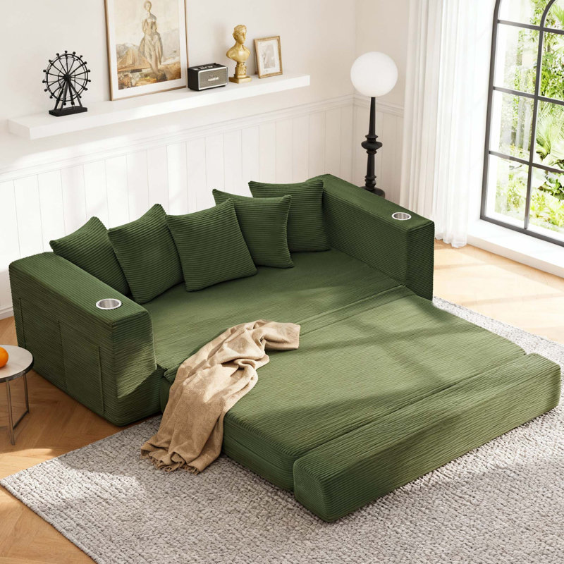 Folding Convertible Sofa Bed with Space-Saving Design
