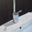 Robinet de lavabo vasque à poignée simple à grande arche pour salle de bain, robinet de meuble-lavabo en laiton massif -87709062