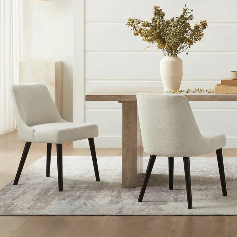 Brently Solid Wood Upholstered Side Chair Dining Chair