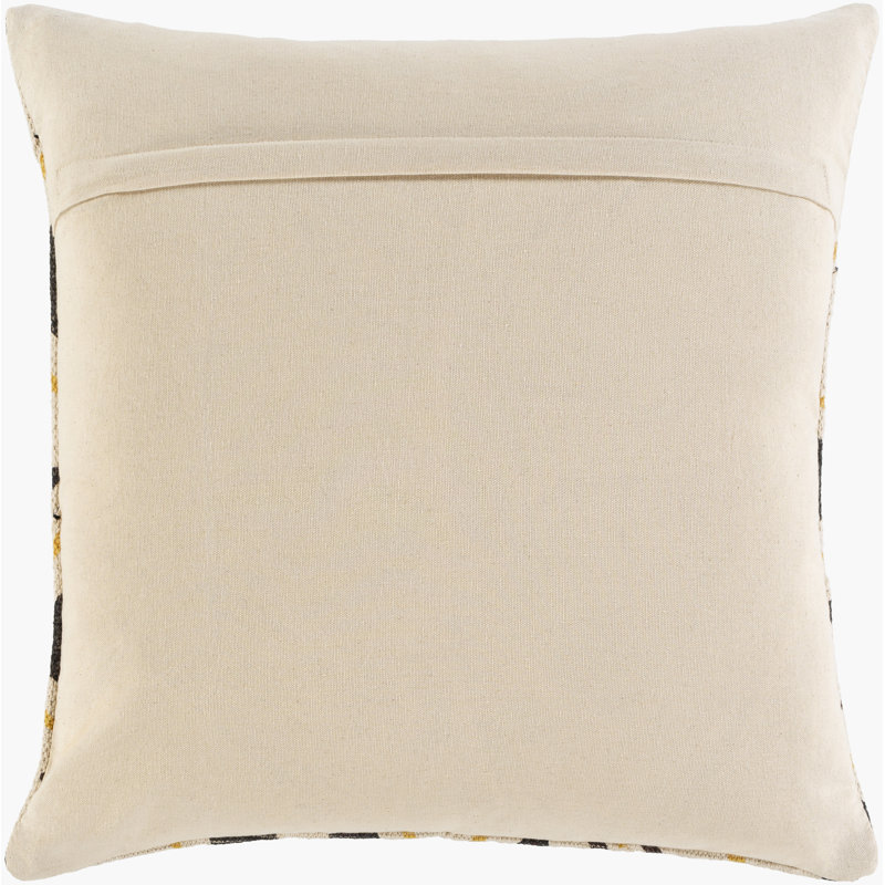 Geometric Cotton Pillow Cover, No Fill