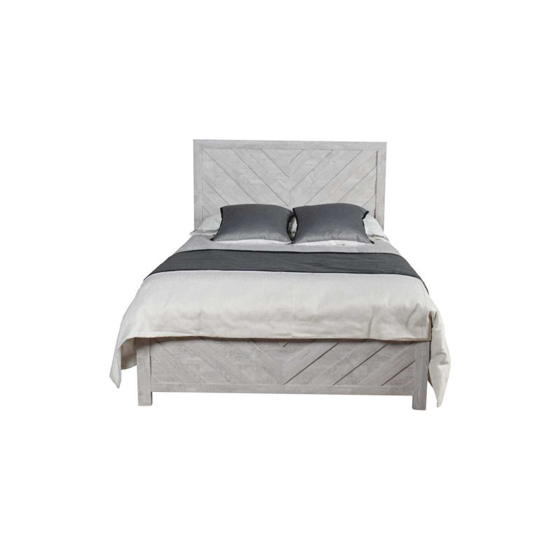 Structure de lit avec tête de lit Upholstedred, Queen