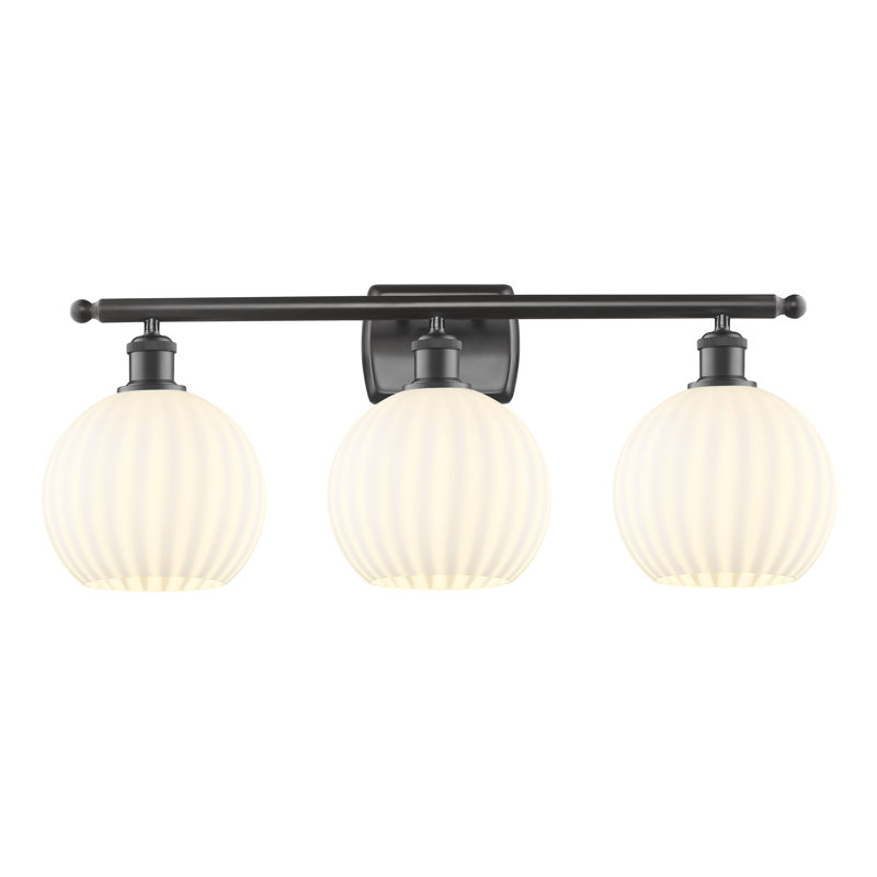 Berklie 3 - Light Dimmable Vanity Light, Oil Rubbed Bronze