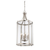 Wayland 6 - Light Dimmable Lantern Cylinder Chandelier